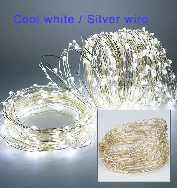 Luzes de Fadas Natalinas à Prova d'Água – Encanto e Magia