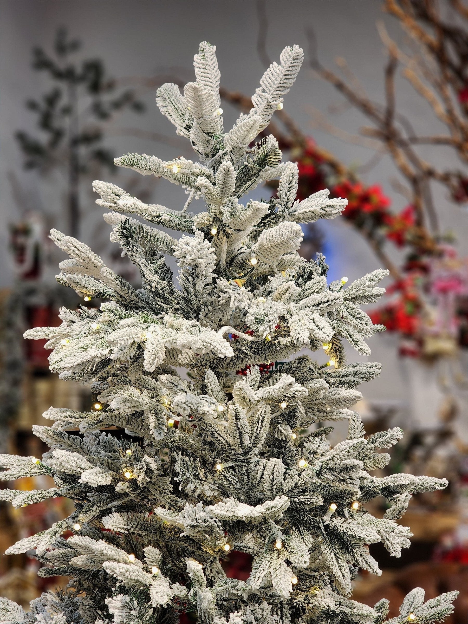 ÁRVORE NEVADA MENDOZA COM LEDS WARM