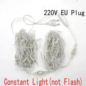 Cortina de Luzes LED Natalinas – Encanto e Magia para sua Casa