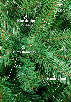 Árvore Majestade Verde sem Luzes