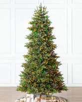 Árvore de Natal Norway Spruce com Galhos Articulados, Suporte Metálico e Micro LEDs Coloridos Embutidos